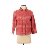 First Issue by Liz Claiborne Blazer Jacket: Red Jackets & Outerwear - Size Small