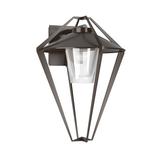 Hubbardton Forge Stellar Outdoor Wall Lantern Aluminum/Glass/Metal in Brown, Size 18.5 H x 14.1 W x 14.7 D in | Wayfair 302651-SKT-75-ZM0726