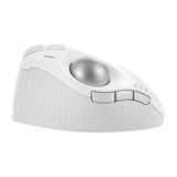 Kensington Pro Fit Ergo Vertical Wireless Trackball Mouse (White) K75263WW
