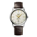 Longines Flagship Heritage Men's Brown Leather Strap Watch