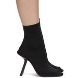 Balenciaga Black Stretch Heeled Boots