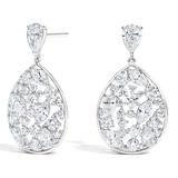 18K White Gold Glacé Lab Created Diamond Earrings (5 1/2 ct. tw.)