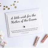 A Handmade Wish Bracelet Gift For Mother Of The Groom
