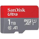 SanDisk 1TB Ultra MicroSDXC UHS-I Memory Card with Adapter - 120MB/s, C10, U1, Full HD, A1, Micro SD Card - SDSQUA4-1T00-GN6MA