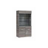 ALF - Movado 2 Door Curio Cabinet - Grey