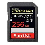 SanDisk 256GB Extreme PRO SDXC UHS-I Card - C10, U3, V30, 4K UHD, SD Card - SDSDXXY-256G-GN4IN