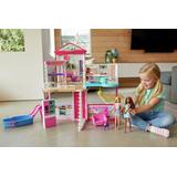 Barbie Estate Dolls House and 3 Dolls