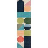 NOVOGRATZ Delmar Collection Wright Area Rug, 2'3" x 8'0" Runner, Multicolor