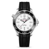 Omega Seamaster Diver Men's Black Rubber Strap Watch