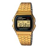 Casio Vintage Men's Yellow Gold Tone Digital Watch