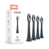 Ordo Sonic+ Replacement Brush Head - Charcoal Grey - Pack of 4