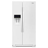 Whirlpool 21 cu. ft. Side By Side Refrigerator in White, Counter Depth