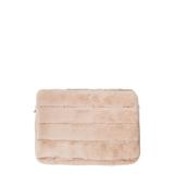 MYTAGALONGS Faux Fur 15-Inch Laptop Sleeve in Cream at Nordstrom