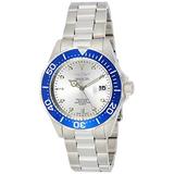 Invicta Men's 14123 Pro Diver Silver Dial Stainless Steel Watch