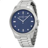 Michael Kors Accessories | Nwt And Box Blake Blue Dial Stainless Steel Men's Watch Mk3225 | Color: Blue/Silver | Size: Os