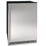 U-Line 24 Inch Refrigerator/Ice Maker - Stainless Solid Stainless Steel in Gray, Size 34.125 H x 24.0 W x 24.375 D in | Wayfair UHRI124-SS01A