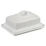Le Creuset Covered Butter Dish In White