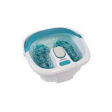 Homedics Bubble Spa Elite Foot Bath With Heat Boost Power Teal/white
