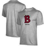 Men's Gray Benedictine Eagles Soccer Name Drop T-Shirt
