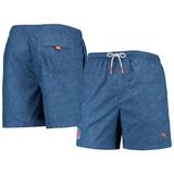 "Men's Tommy Bahama Royal Chicago Cubs Naples Layered Leaves Swim Trunks"