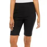 Kim Rogers® Women's Petite Millennium Bermuda Shorts, Black, 6P