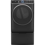 GE Appliances GE Profile 7.8 Cubic Feet Smart Electric Stackable Dryer w/ Steam Dry in Blue, Size 39.75 H x 28.0 W x 32.0 D in | Wayfair