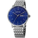 Blue Dial Stainless Steel Watch