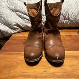 Nine West Shoes | Nine West Brown Short Cowboy Boots | Color: Brown | Size: 7.5
