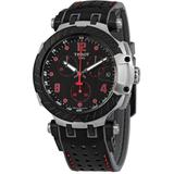 T-race Marc Marquez Limited Edition Chronograph Quartz Black Dial Watch