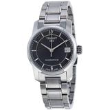 T-classic Automatic Black Dial Titanium Watch T0872074405700