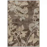 Maples Highland Textured Print Multicolor Area and Throw Rugs, Grey, 2X6 Ft