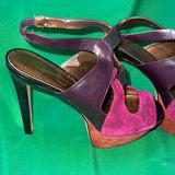 Jessica Simpson Shoes | Colorful Platform Heel Sandal | Color: Pink/Purple | Size: 8