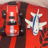 Disney Toys | Airplane And Car Toys! Super Sale | Color: Red/White | Size: Osb