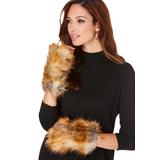 Women's Faux-Fur Gloves by Accessories For All in Fox