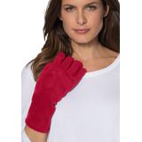 Women's Fleece Gloves by Accessories For All in Classic Red