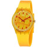 Coeur De Mangue Quartz Orange Mango Dial Unisex Watch - Orange - Swatch Watches