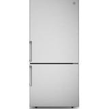 Bertazzoni 31" Bottom Mount Refrigerator - Stainless - Reversible Door - No Ice Maker, Stainless Steel in Black/Gray/White | Wayfair REF31BMFX