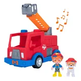 Blippi's Fire Truck Vehicle and Figures Set, Multicolor