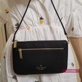 Kate Spade Bags | Beautiful Pebbled Leather Kate Spade Convertible Clutch Strap Wallet Wristlet | Color: Black | Size: 4.75h X 7.5w X 1.25d