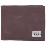 "LSU Tigers Leather Billfold with Concho - Brown"