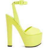 Tarifa Platform Sandals - Yellow - Giuseppe Zanotti Heels