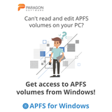APFS for Windows by Paragon Software, 3 PC license