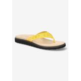 Women's Stevie Sandals by Easy Street® in Yellow (Size 7 1/2 M)