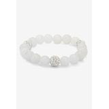 Women's Simulated Birthstones Agate Stretch Bracelet 8" by PalmBeach Jewelry in April