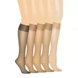 Hanes® Women's Silk Reflections Silky Sheer Knee High 2 Pack