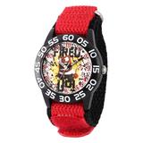 Disney Watches Red - Inside Out Red & Black Anger 'Fired Up' Time Teacher Watch