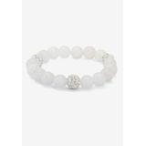 Women's Simulated Birthstones Agate Stretch Bracelet 8" by PalmBeach Jewelry in April