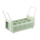 Vollrath 52641 8-Compartment Flatware Basket - With Handles - Polyethylene