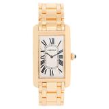 "Cartier Tank Americaine 'or American' Large Men's Gold Watch 1735"