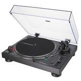 "Audio-Technica AT-LP120XUSB Manual Direct Drive Turntable w/ Built-In Phono Preamp & USB Output - Black - AT-LP120XUSB-BK"